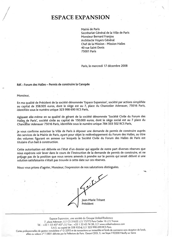 Unibail : main basse sur les Halles Unibail : main basse sur les Halles