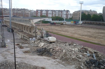 Destruction de la tribune Art Déco de Jean Bouin : les images exclusives du saccage