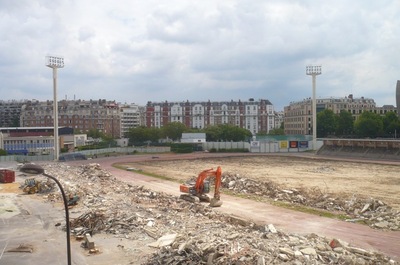 Destruction de la tribune Art Déco de Jean Bouin : les images exclusives du saccage Destruction de la tribune Art Déco de Jean Bouin : les images exclusives du saccage