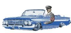 the blue car ! the blue car !