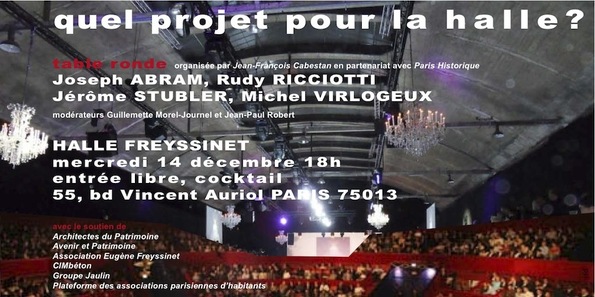 Sur l'agenda du Delanopolis : défendre la halle Freyssinet ! Sur l'agenda du Delanopolis : défendre la halle Freyssinet !