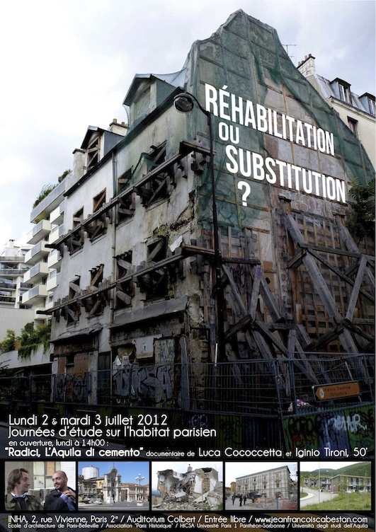 Sur l'agenda du Delanopolis : Paris à détruire ou réhabiliter ?