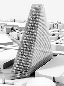 Tour Toblerone : ils ont fumé la maquette ! Tour Toblerone : ils ont fumé la maquette !