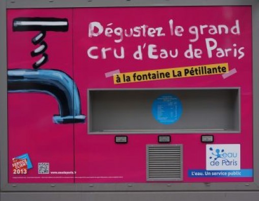Fontaines parisiennes : le contribuable va coincer sa bulle !