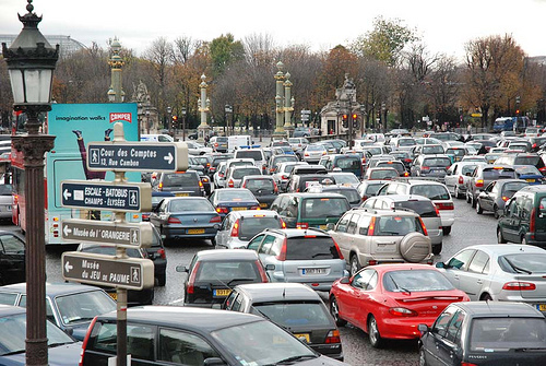 Paris, deuxième ville la plus embouteillée de France !