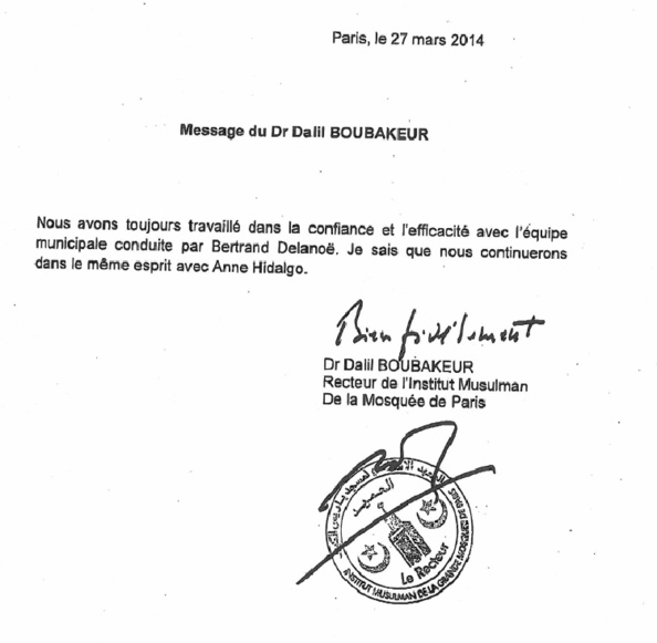 Allah est grand, Hidalgo est son profit ! Allah est grand, Hidalgo est son profit !