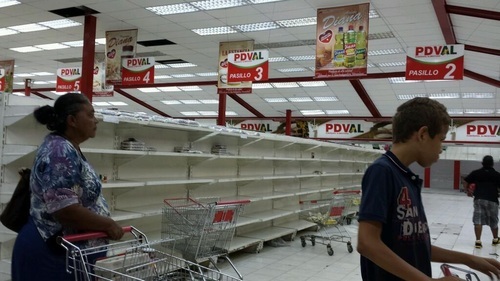 Un supermarché au Vénézuela