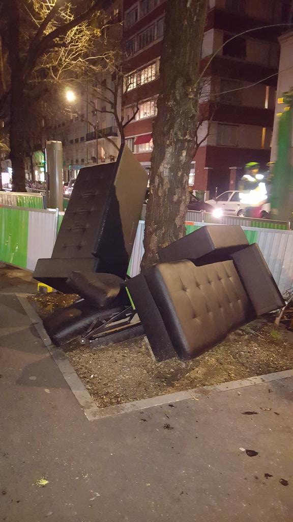 Nouvelle station Vélib' en travaux