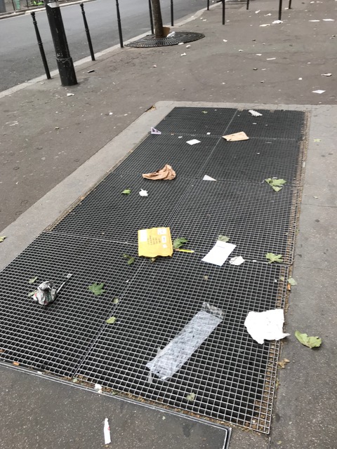 Crasse à Paris : un jour de mai ordinaire boulevard de Strasbourg