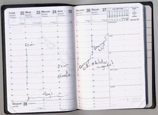 Surréaliste ! L'agenda dada de l'ex-maire de Paris, aujourd'hui marathonien socialiste. Surréaliste ! L'agenda dada de l'ex-maire de Paris, aujourd'hui marathonien socialiste.